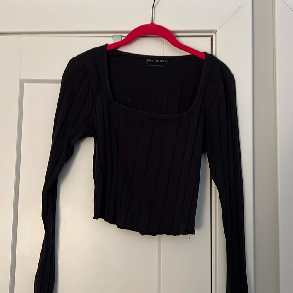 Black urban outfitters crop top